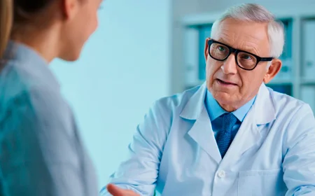 Врач консультирует пациента